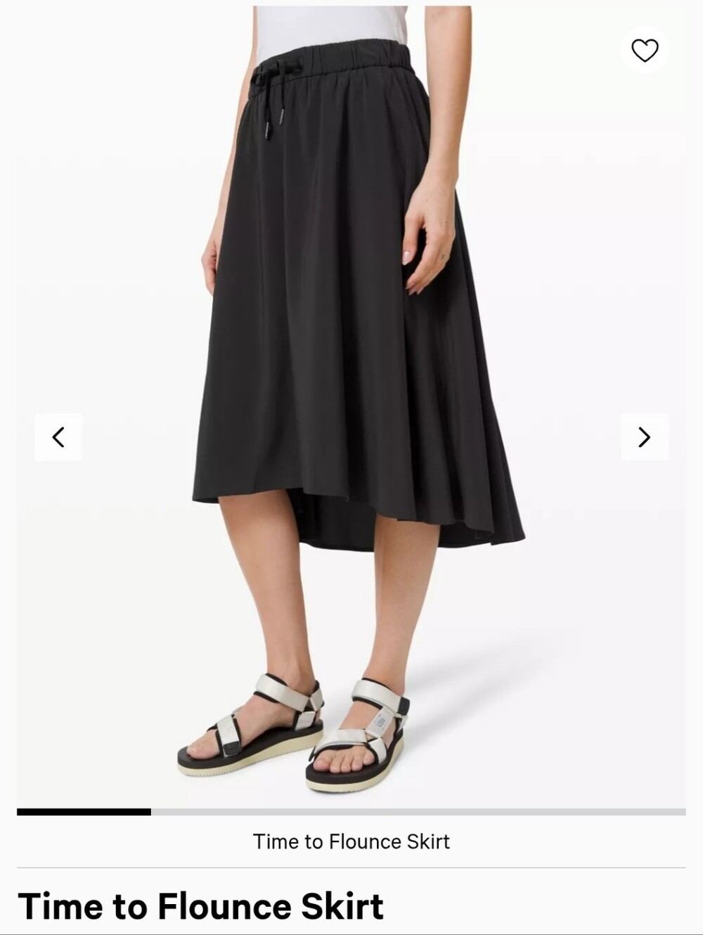 Lululemon Time To Flounce Skirt